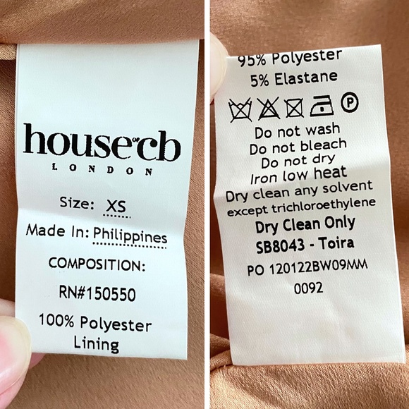 NEW House of CB Toira Dress Rose Print XS - Picture 17 of 17